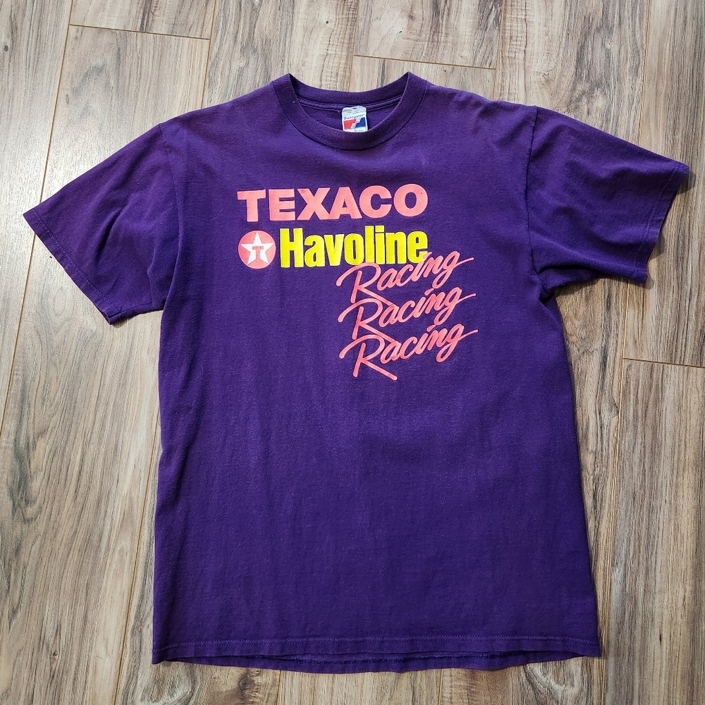 Vintage 90s Texaco Havoline Racing Tee T-Shirt